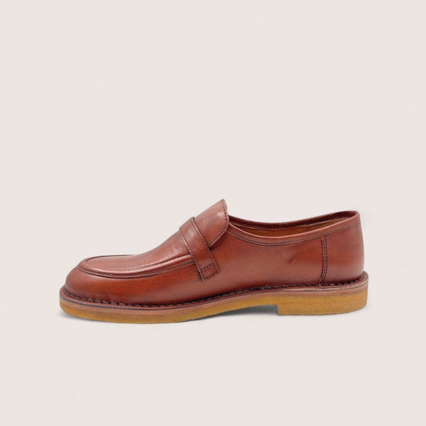 Bubetti 10106 Cognac Monk Shoe Raagummi