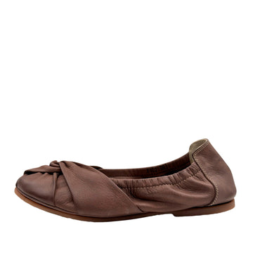 Lofina 3102 Brun ballerina med åben tå