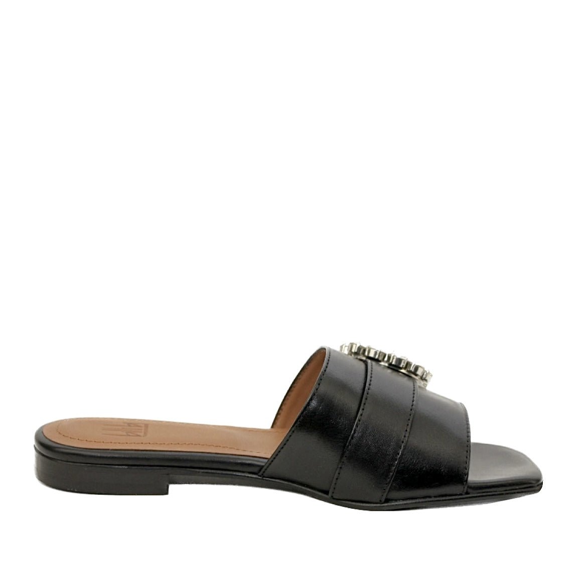 A4097 Håndlavet slip-in sandal simili spænde
