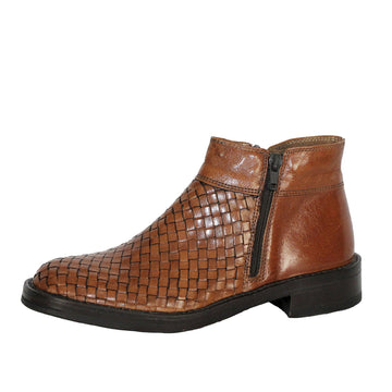 Bubetti 2609 cognac damestøvle med flet