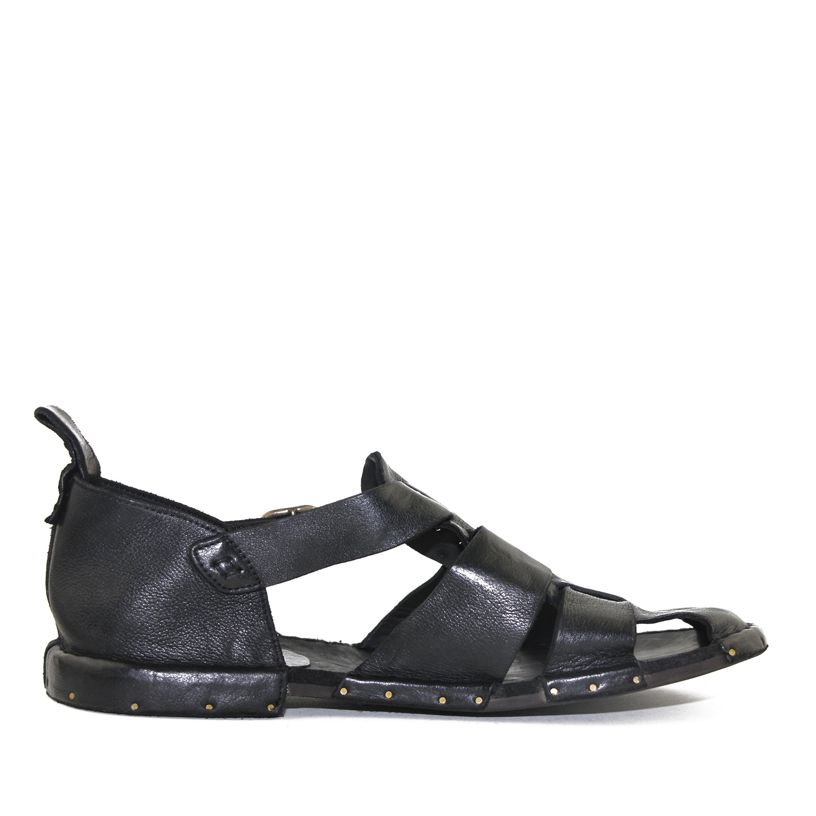 Bubetti 8533 Sort Herre Sandal med Hælkappe