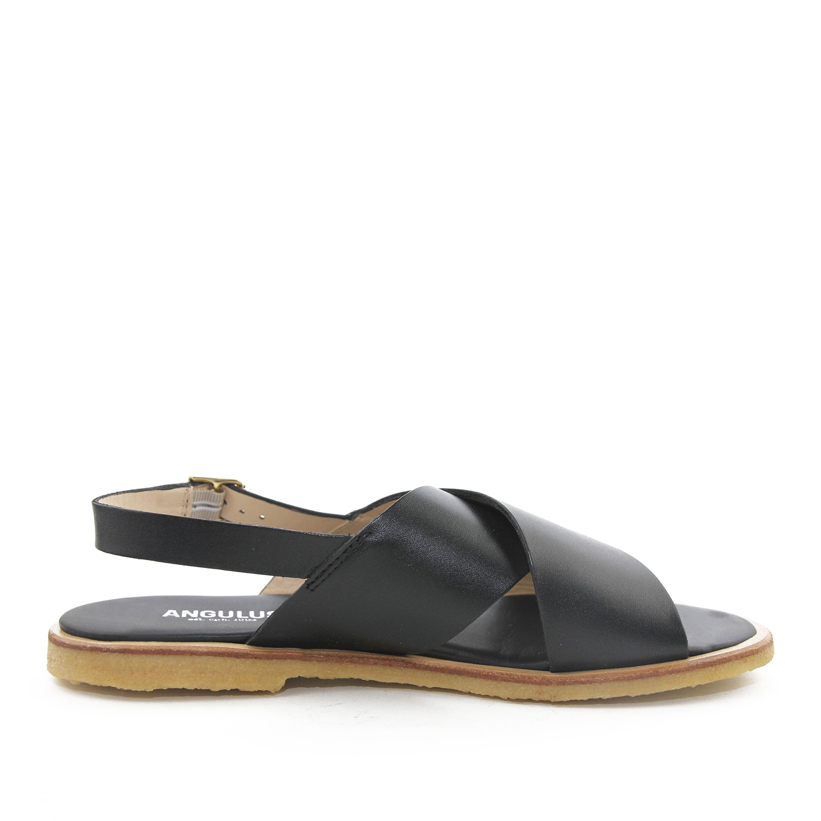 Angulus 5637 Sort Slingback Remsandal