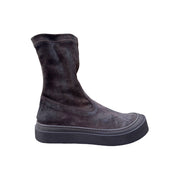 Lofina 10380 mørkbrun boot I camoscio stretch