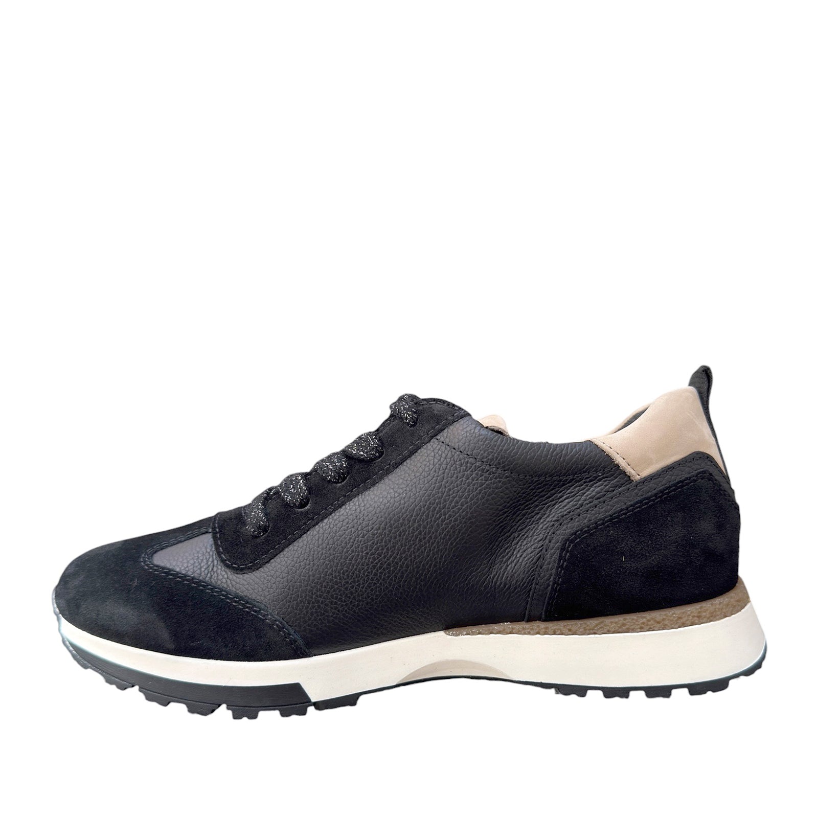 Paul Green 5392-000 sort sneaker dame