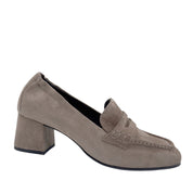 Paul Green 3861-005 beige loafer på blok hæl