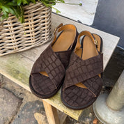 Angulus 5637 - 106 mørk brun croco dame