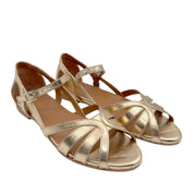 Angulus 5852 - 101 Guld Remsandal med ankelrem