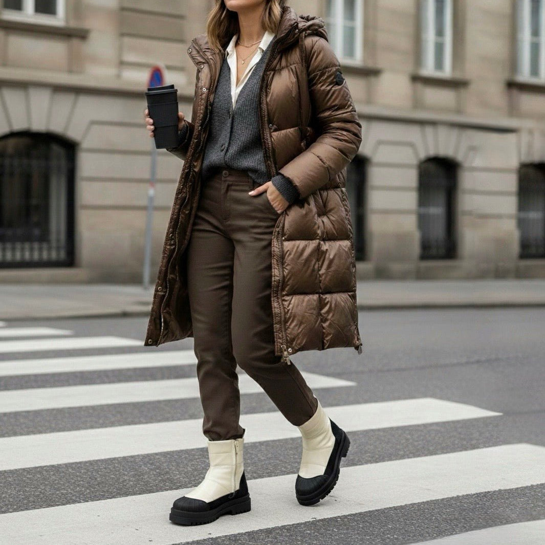 Angulus 7768 - 101 Støvle med uldfoer mælkehvid