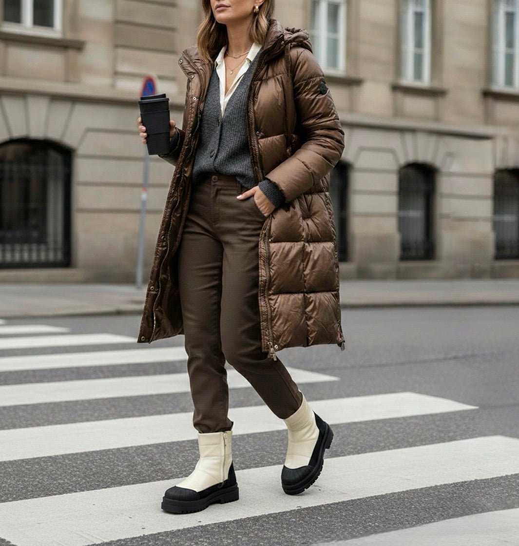 Angulus 7768 - 101 Støvle med uldfoer mælkehvid