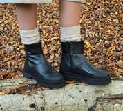 Angulus 7768 - 101 Støvle med uldfoer sort