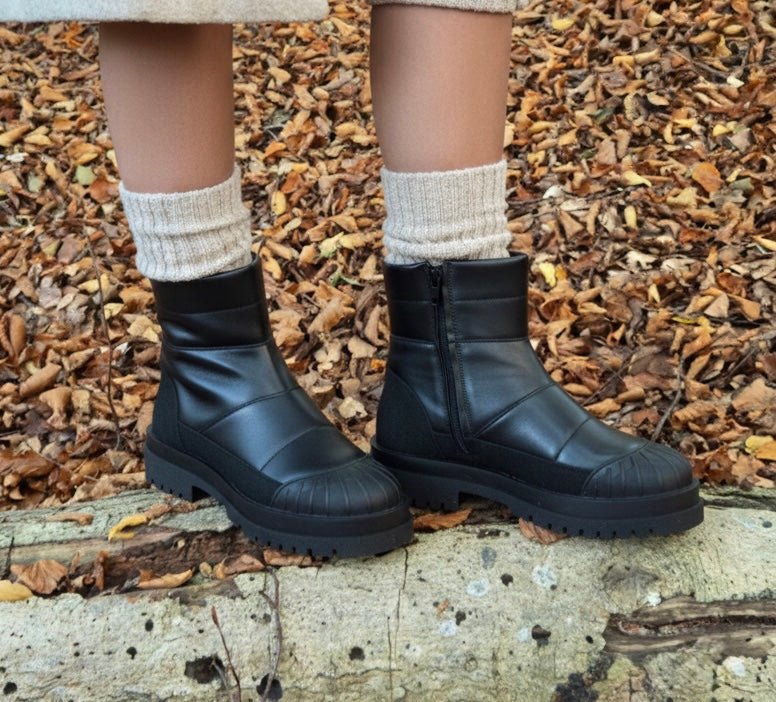 Angulus 7768 - 101 Støvle med uldfoer sort