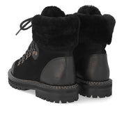 Angulus 7851 - 101 Sort ulforet snørestøvle