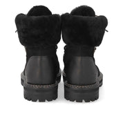 Angulus 7851 - 101 Sort ulforet snørestøvle