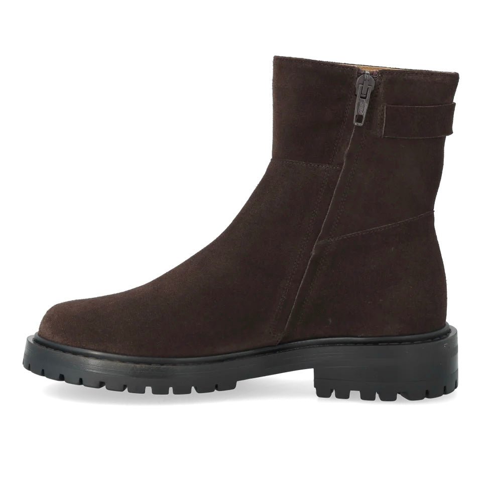 Angulus 7865 - 101 mørkebrun støvle med dekorativt spænde