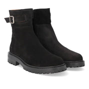 Angulus 7865 - 101 sort støvle med dekorativt spænde