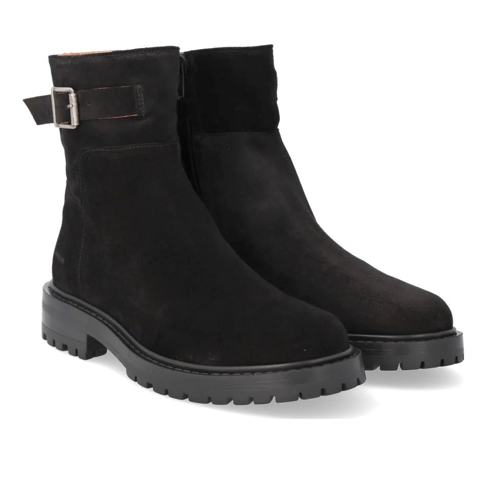 Angulus 7865 - 101 sort støvle med dekorativt spænde