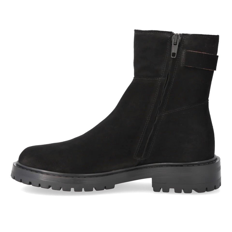 Angulus 7865 - 101 sort støvle med dekorativt spænde