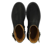 Angulus 7865 - 101 sort støvle med dekorativt spænde