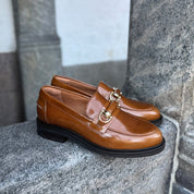 Billi Bi A23002 Loafer cognac med bidsel
