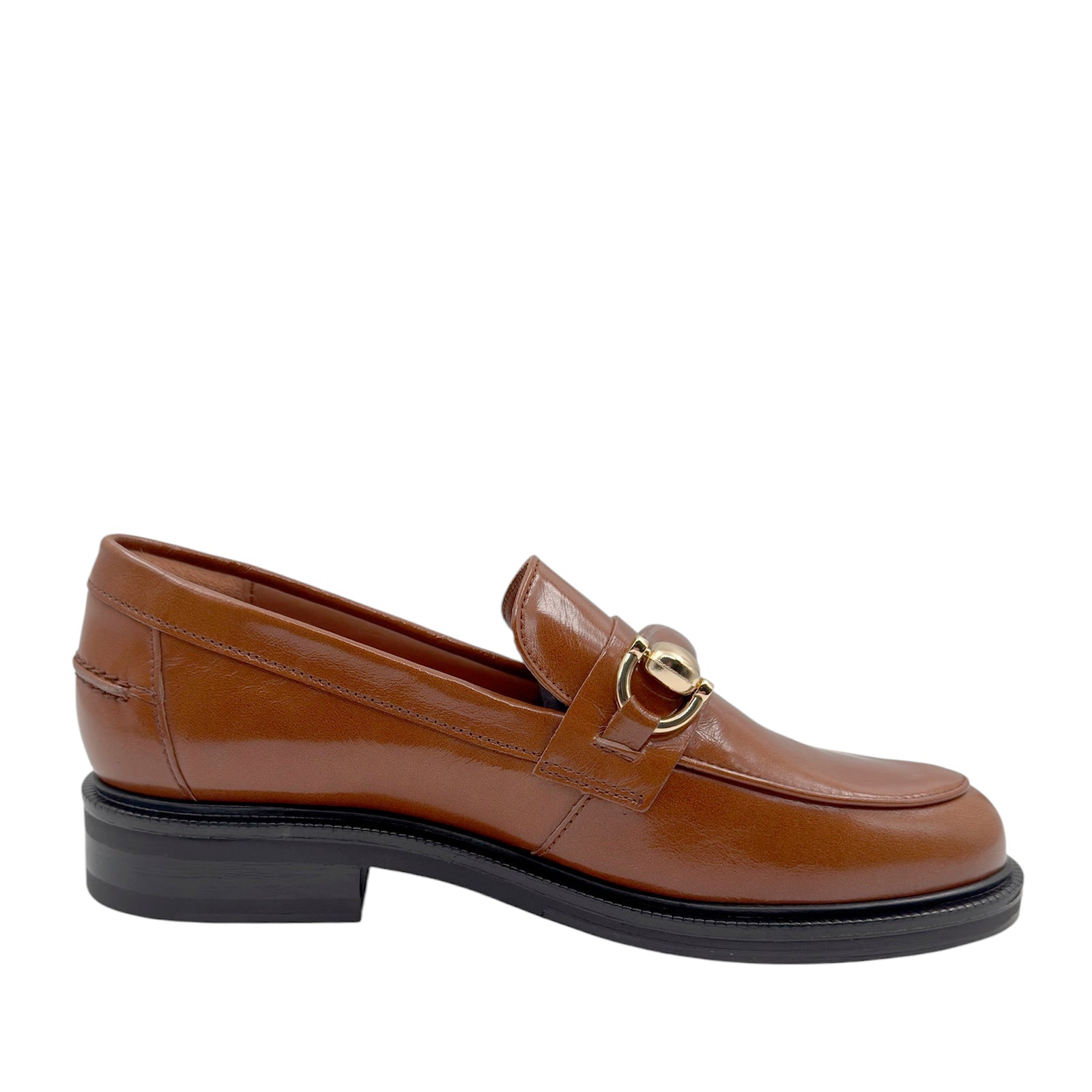 Billi Bi A23002 Loafer cognac med bidsel
