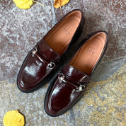 Billi Bi A23002 Loafer mørk brun med bidsel