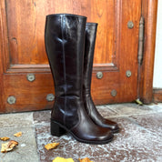 Billi Bi A9264 Lang støvle, mørk brun