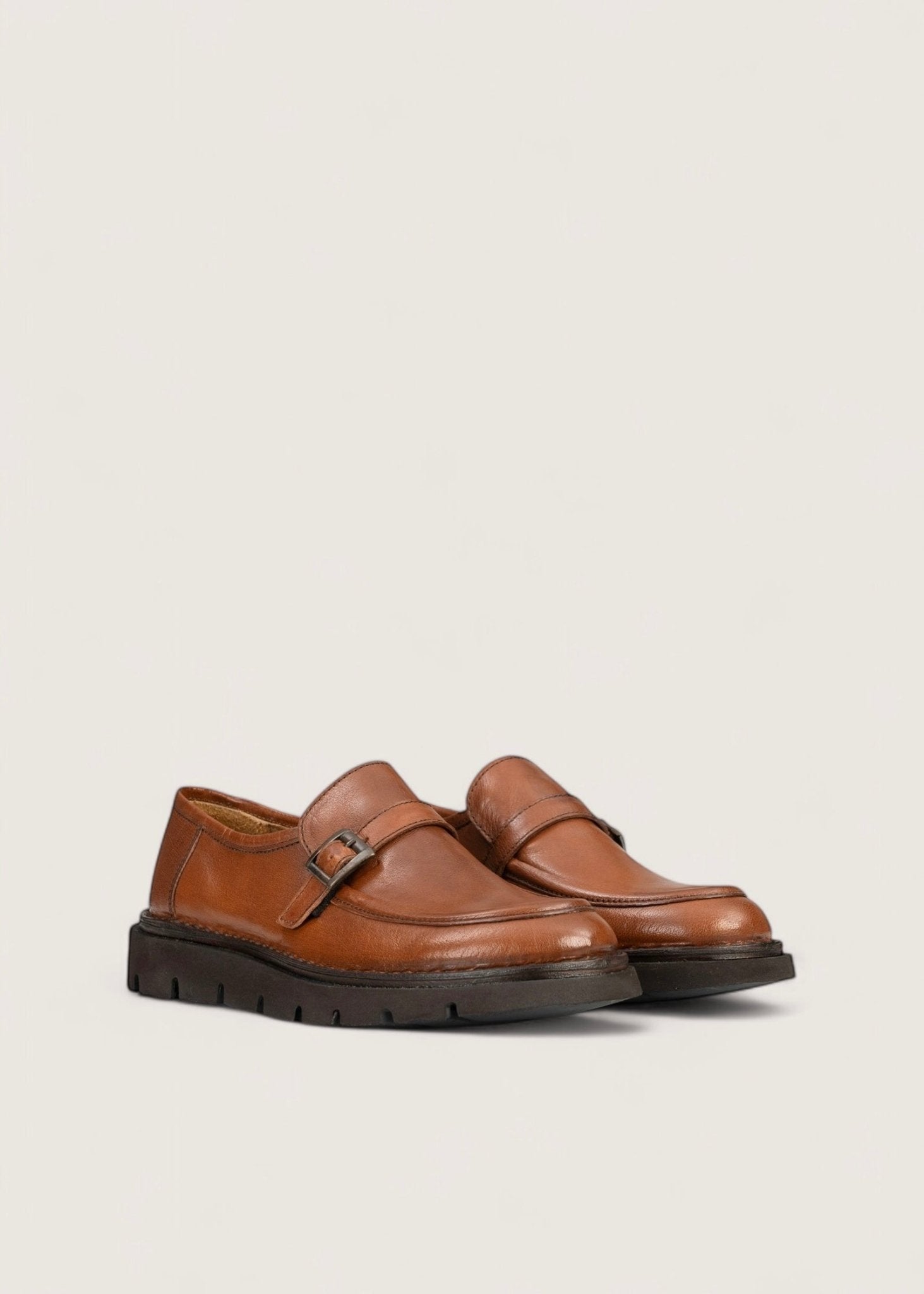 Bubetti 10106 Cognac Monk Shoe