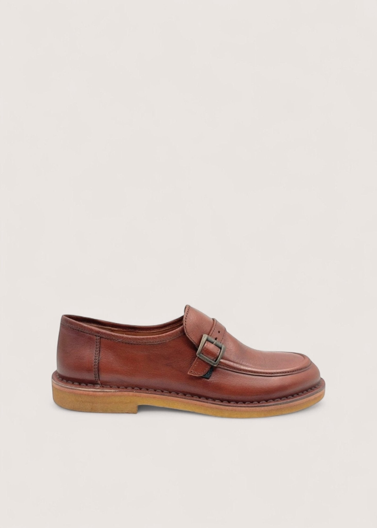 Bubetti 10106 Cognac Monk Shoe Raagummi