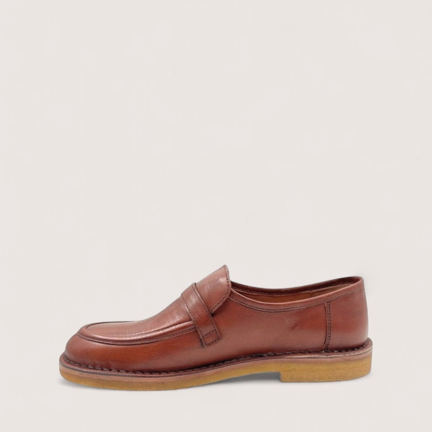 Bubetti 10106 Cognac Monk Shoe Raagummi