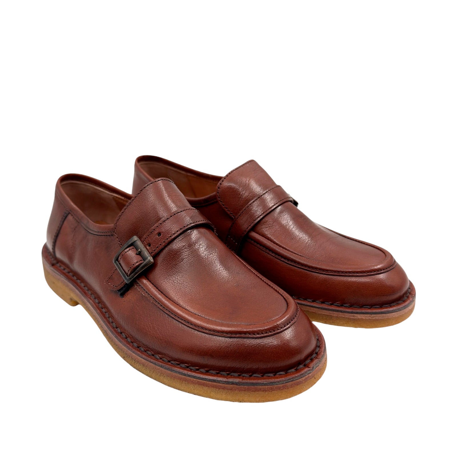 Bubetti 10106 Cognac Monk Shoe Raagummi