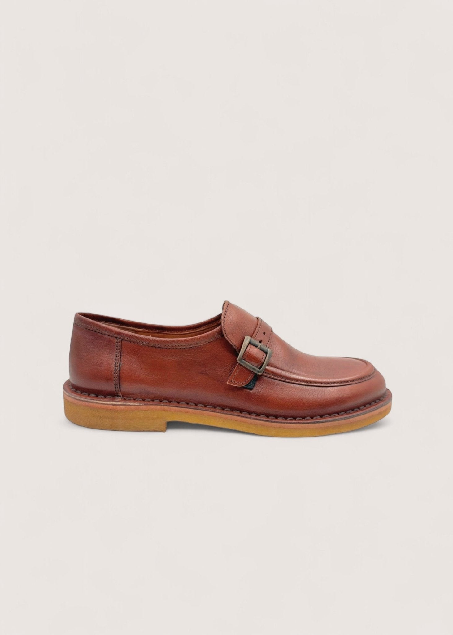Bubetti 10106 Cognac Monk Shoe Raagummi