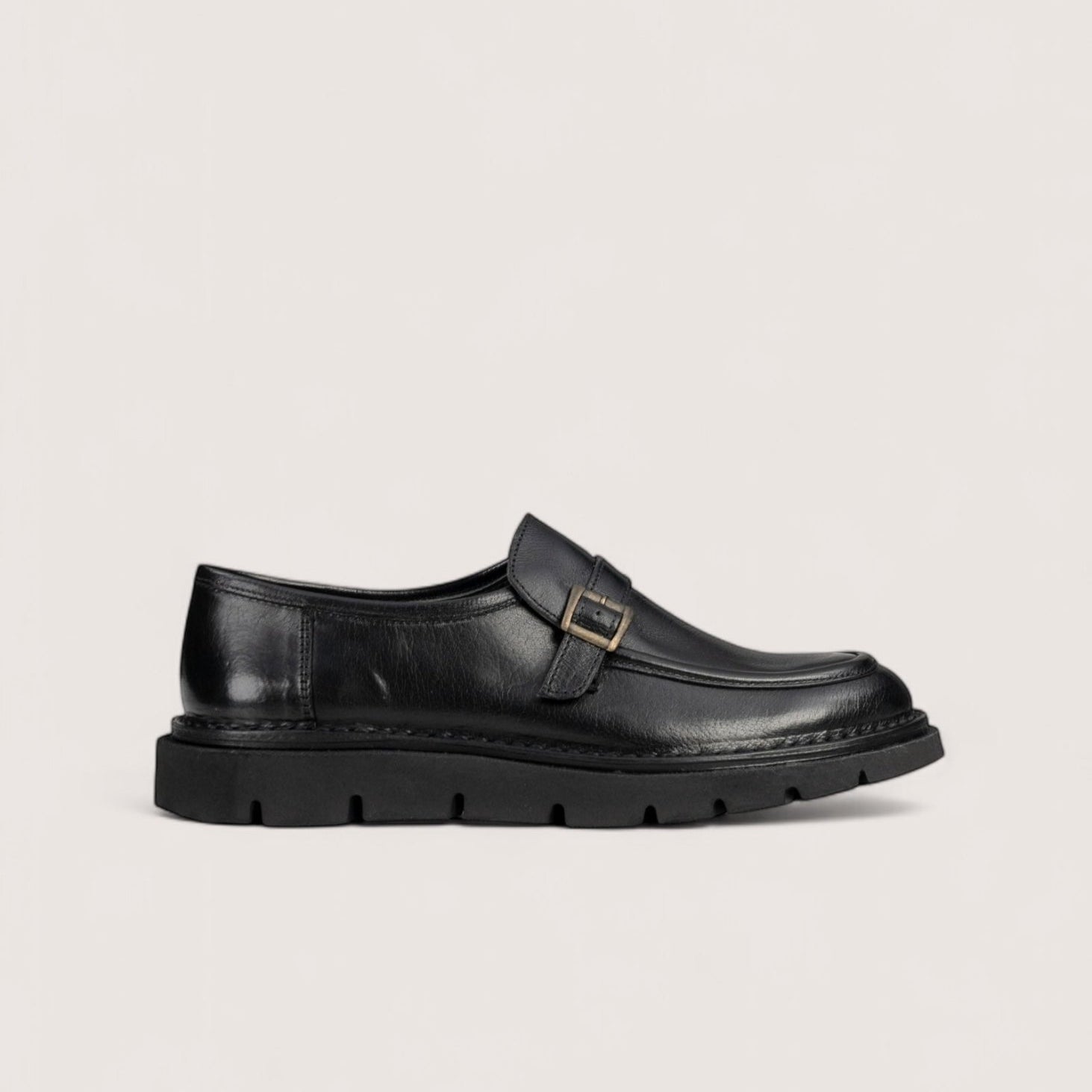 Bubetti 10106 Sort Monk Shoe