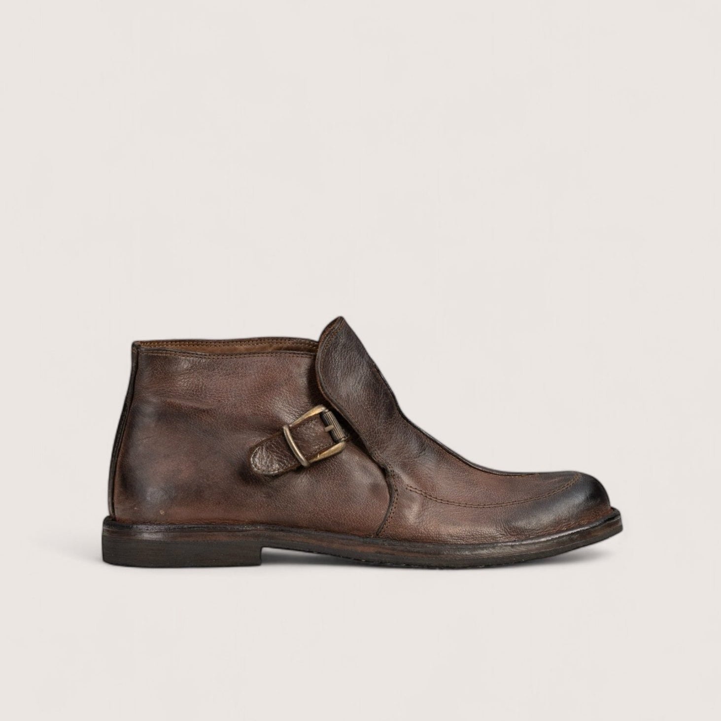 Bubetti 10136 Brun Patina Kort Remstøvle