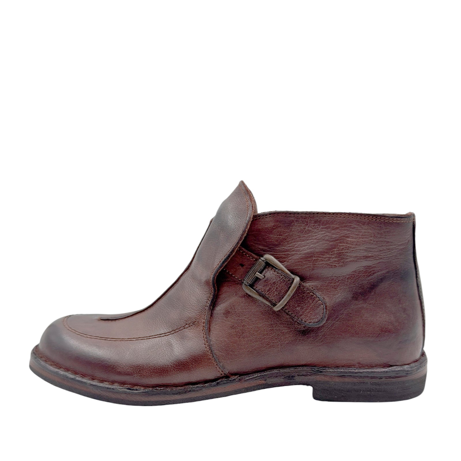 Bubetti 10136 Brun Patina Kort Remstøvle