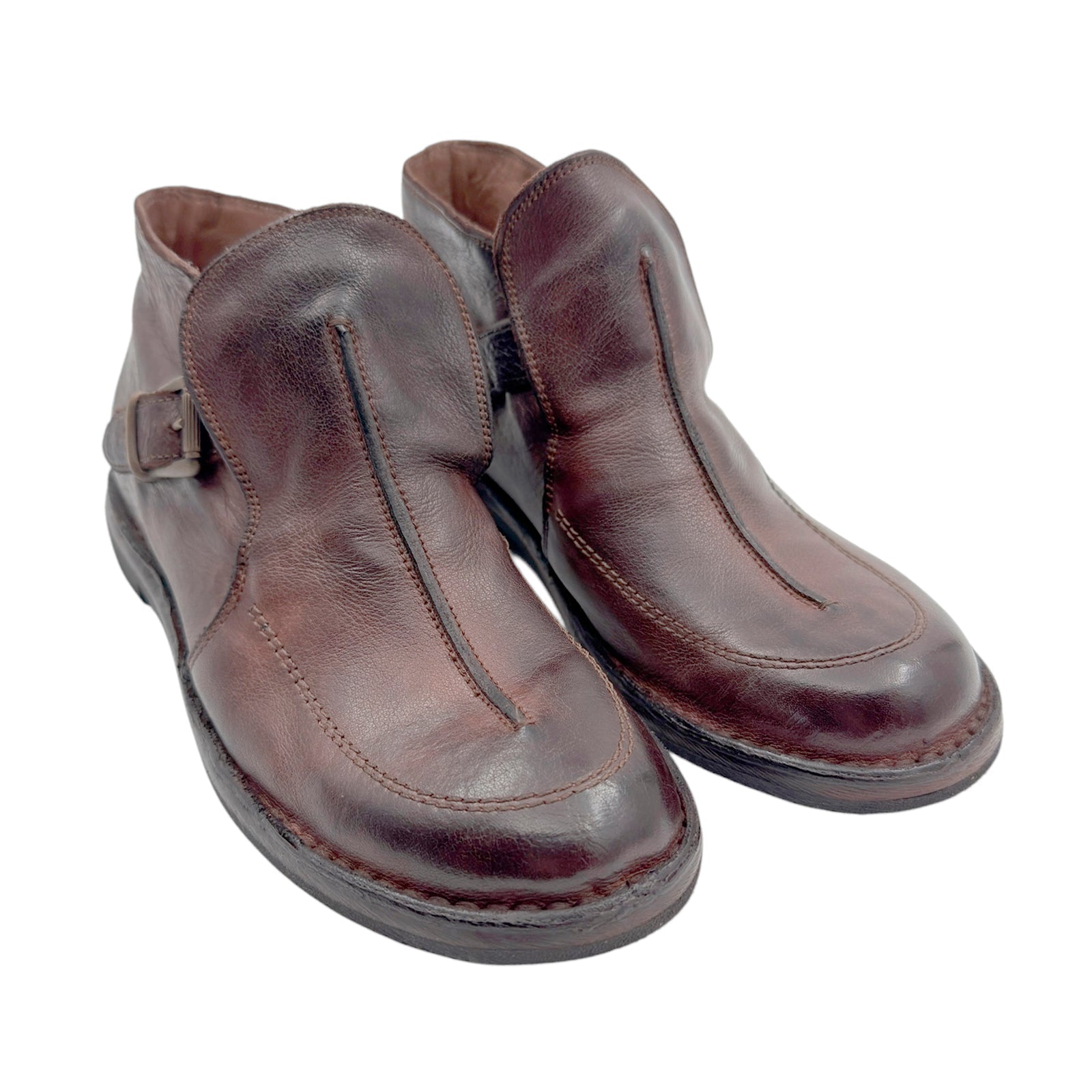 Bubetti 10136 Brun Patina Kort Remstøvle