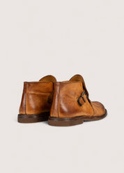 Bubetti 10136 Cognac Patina Kort Remstøvle