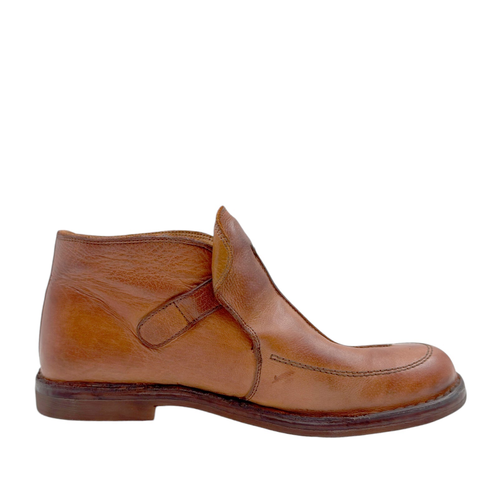 Bubetti 10136 Cognac Patina Kort Remstøvle