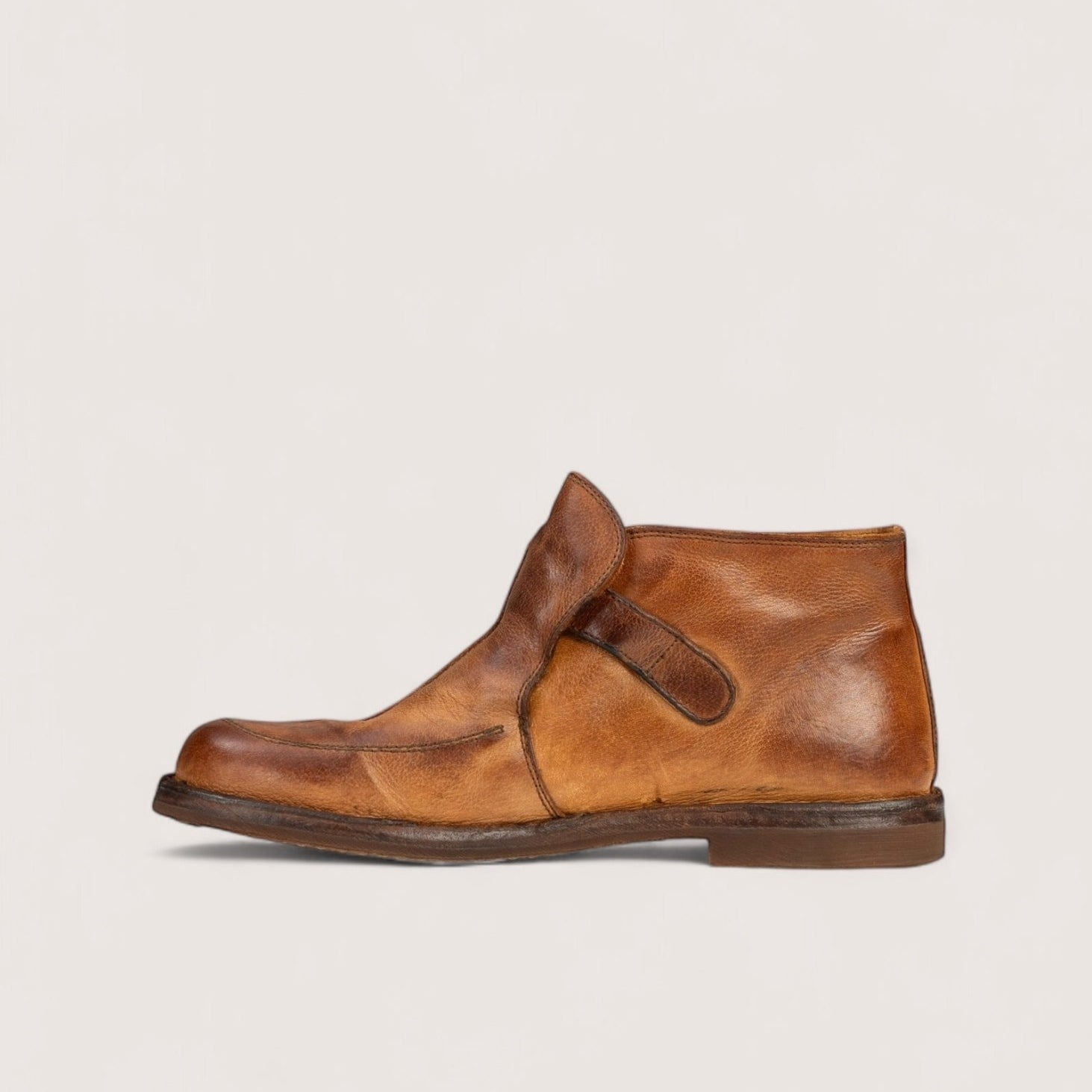 Bubetti 10136 Cognac Patina Kort Remstøvle