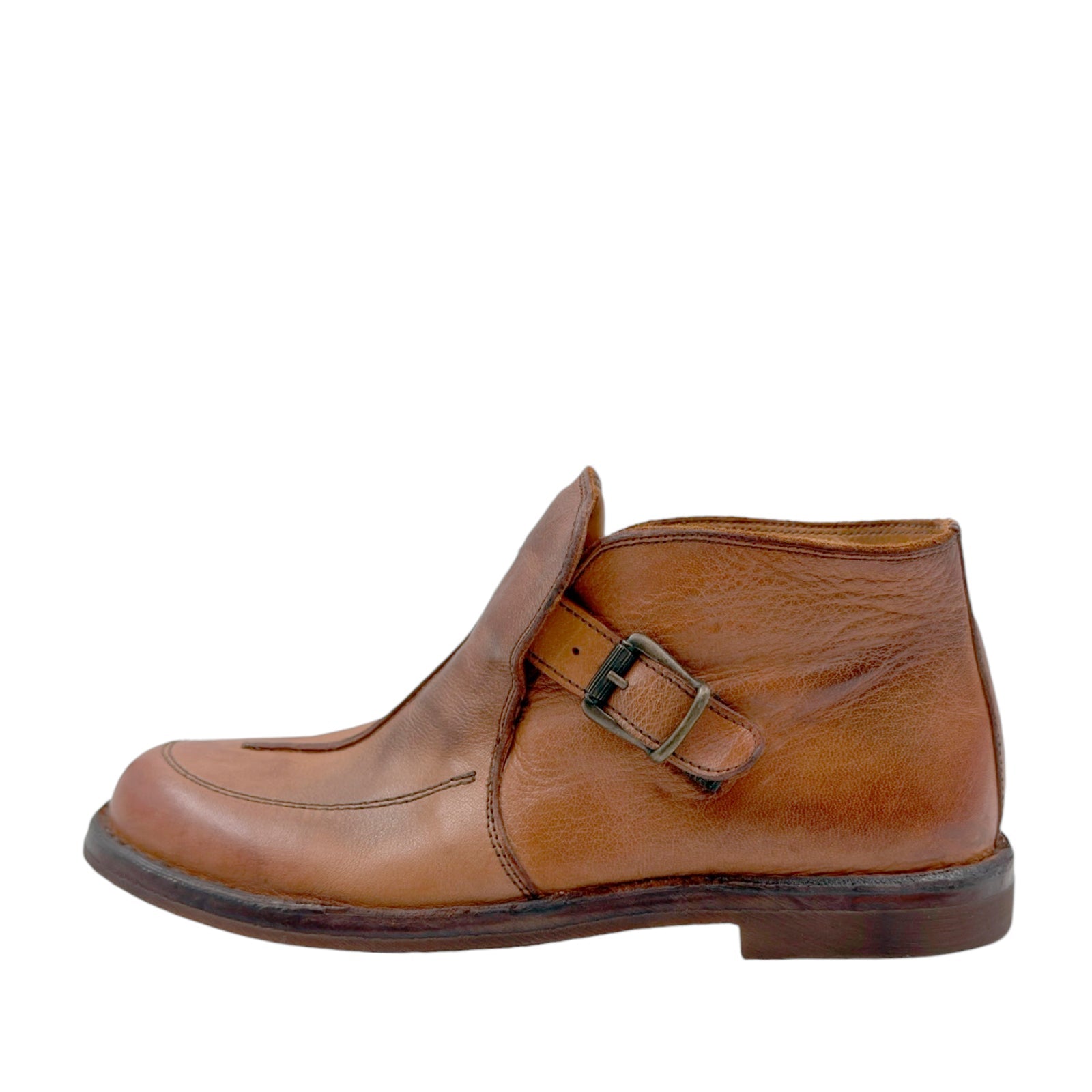 Bubetti 10136 Cognac Patina Kort Remstøvle