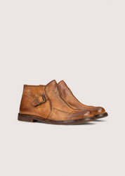 Bubetti 10136 Cognac Patina Kort Remstøvle