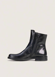 Bubetti 2047 Blåsort Klassisk Støvle med Spænde og Lynlås