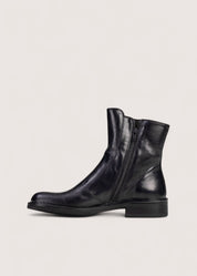 Bubetti 2078 Blåsort klassisk støvle med indvendig lynlås