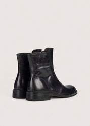 Bubetti 2078 Blåsort klassisk støvle med indvendig lynlås