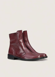 Bubetti 2078 Bordeau klassisk støvle med indvendig lynlås