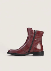 Bubetti 2078 Bordeau klassisk støvle med indvendig lynlås
