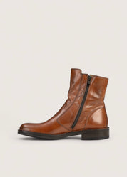 Bubetti 2078 Cognac klassisk støvle med indvendig lynlås