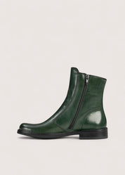 Bubetti 2078 Grøn klassisk støvle med indvendig lynlås