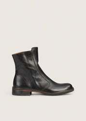 Bubetti 2078 Kaffe klassisk støvle med indvendig lynlås