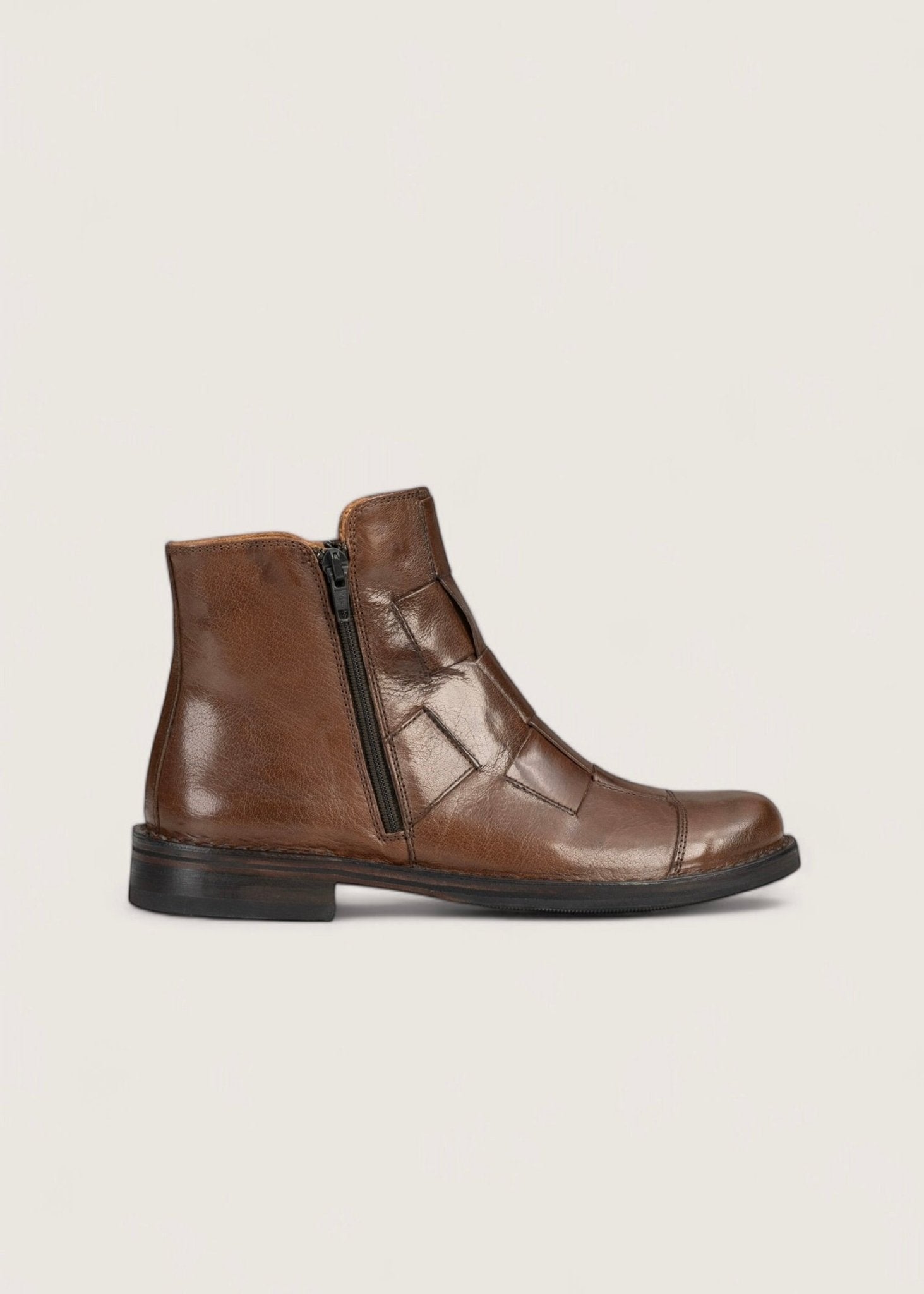 Bubetti 2531 Bred brun flet støvle