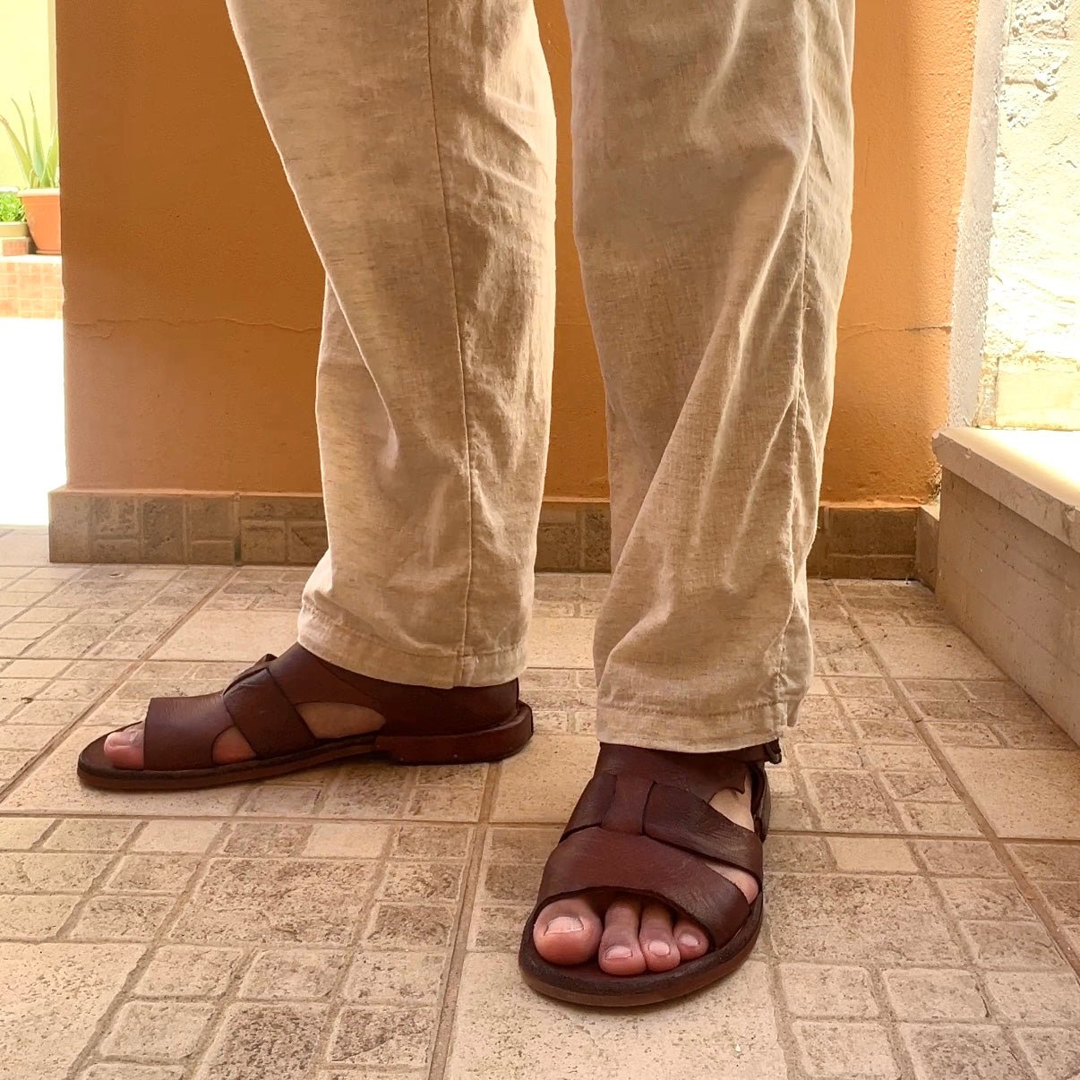 Bubetti 8691 - X Gladiator Sandal Kastanje patina
